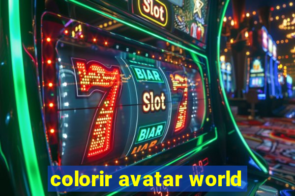 colorir avatar world